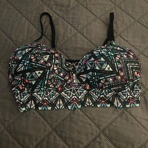 VS PINK Geometric Patterned Women's Bralette size large